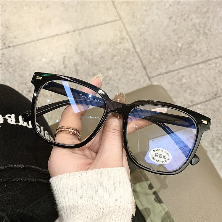 Square Anti Blue Light Glasses Women Computer Gaming Men Blocking Blue-ray Lunettes De Sol Clear Eye glasses Spectacles Frames prescription blue light glasses