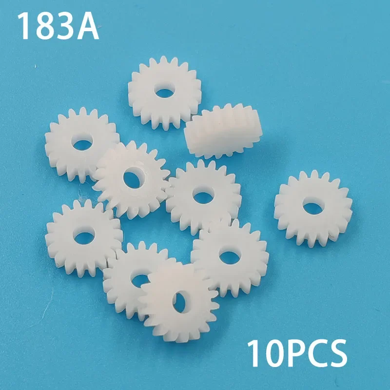 Motor gear transmission gear 183A 0.5M plastic thin gear 18 teeth OD = 10MM tight for 3mm shaft motor fitting UAV model toy accessories 18T