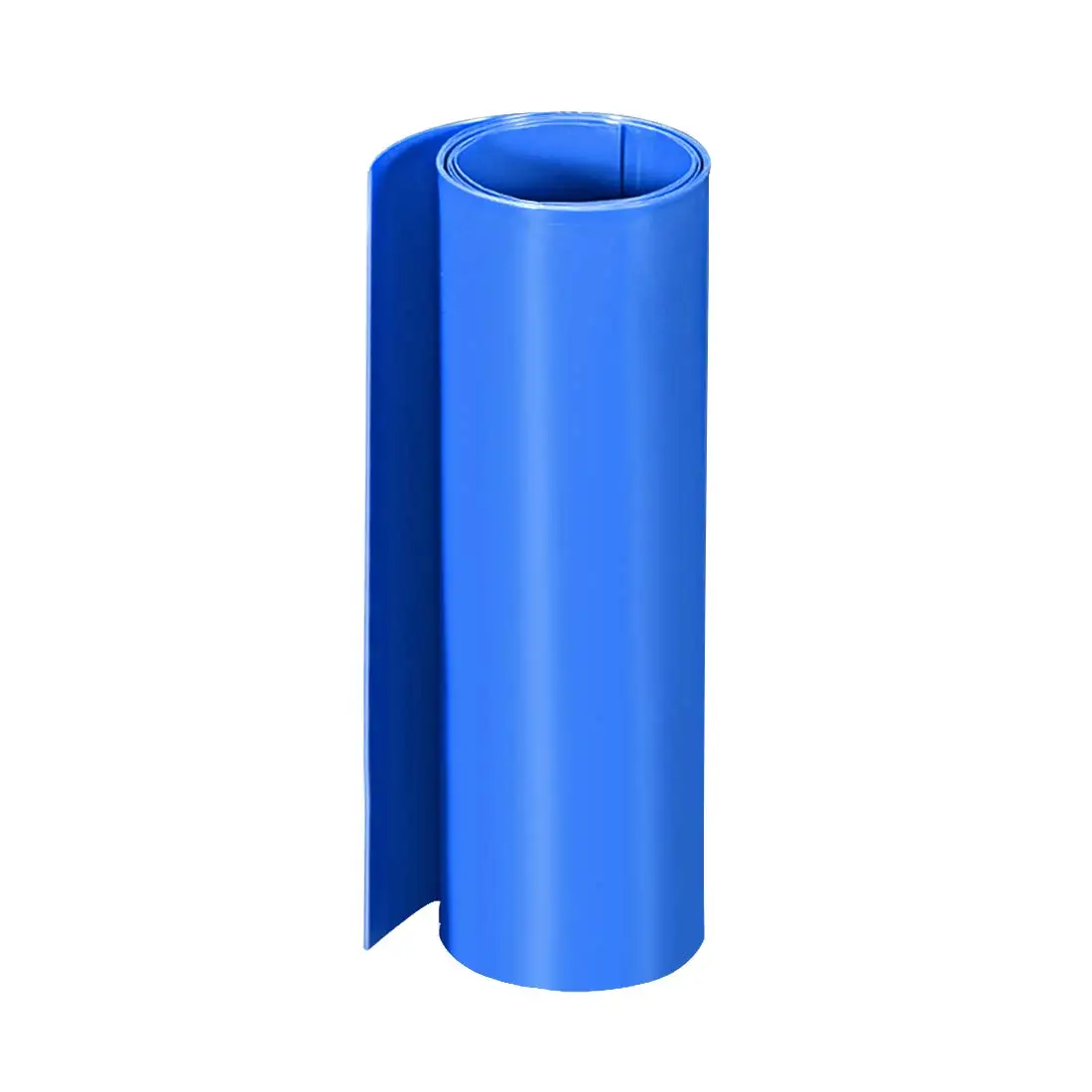 

Keszoox PVC Heat Shrink Tube 231mm Flat Width Wrap for Dual Layer 18650 1 Meter Blue