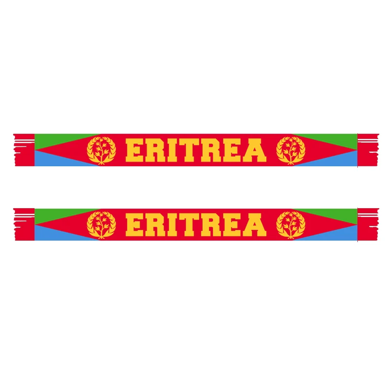 15x150cm  Eritrea Flag  Satin Scarf