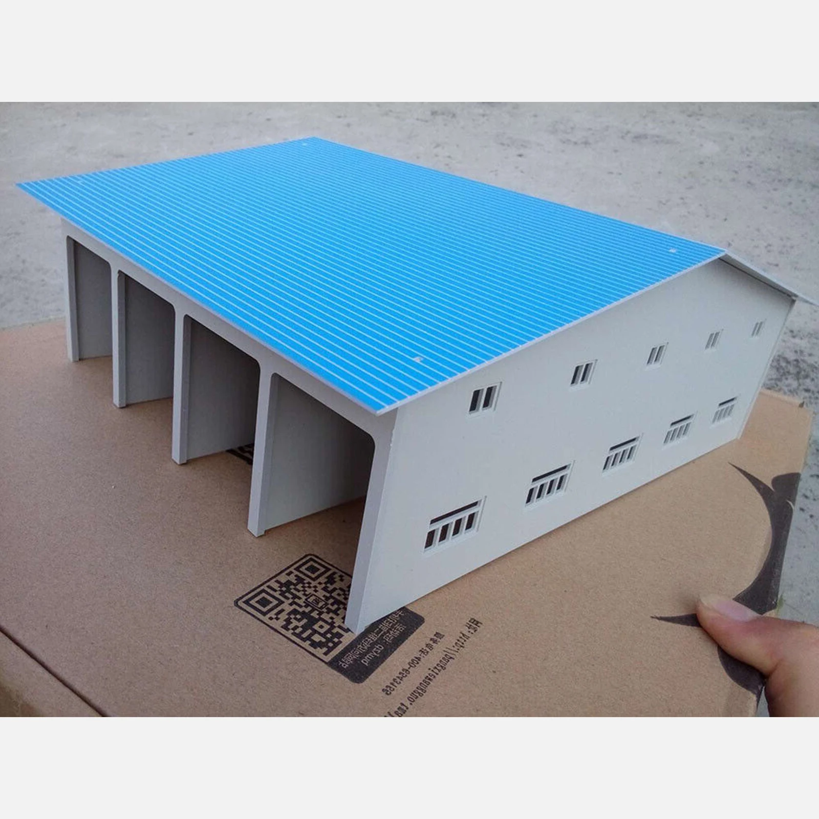 새로운 HO 체중계 철도 레이아웃 모델 세트, 기차 트럭 창고 기관차 창고 플라스틱 DIY 모델링, 취미 장난감, 성인 선물