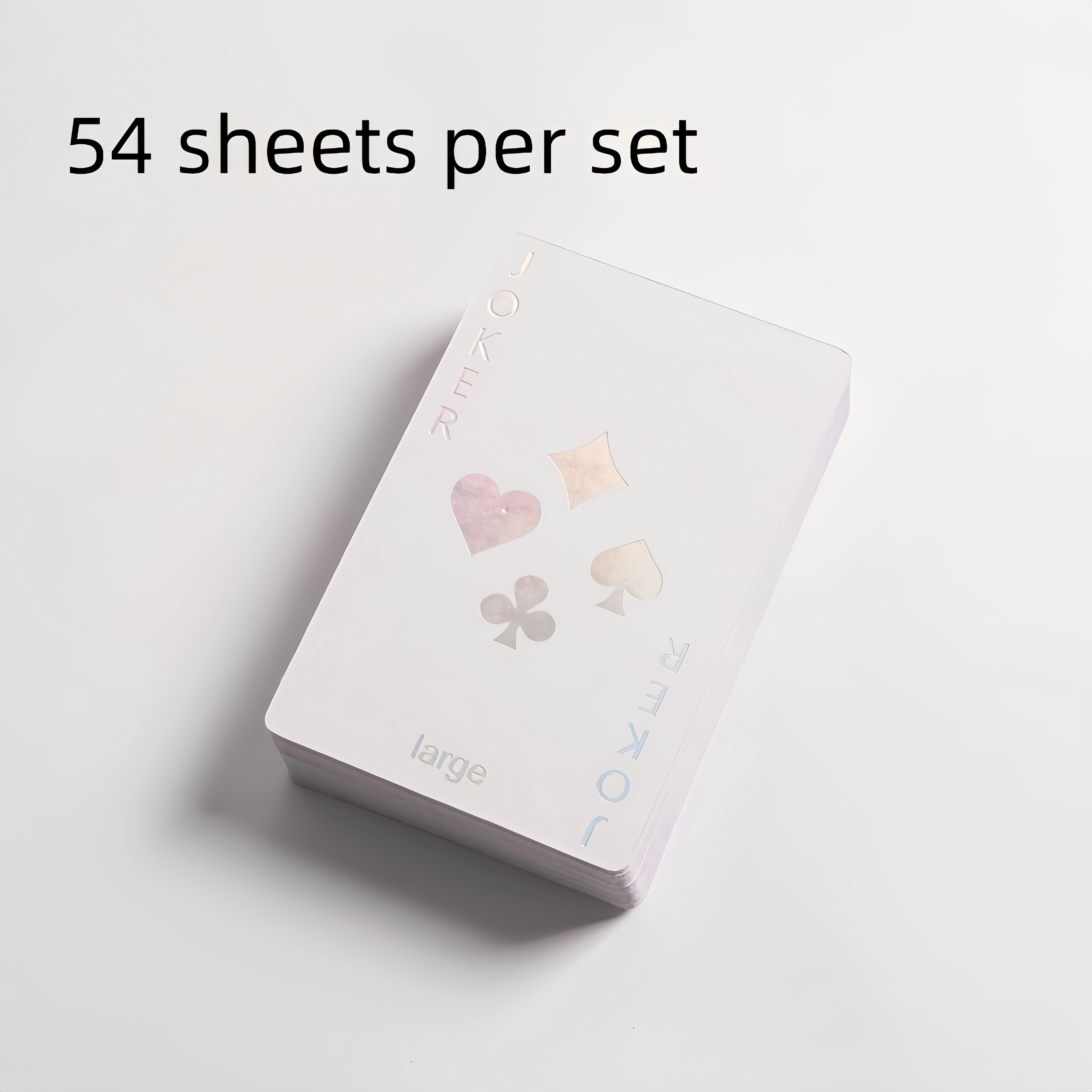 54 Laser Poker Cards, Laser Poker Cards, High Appearance Table Card Game