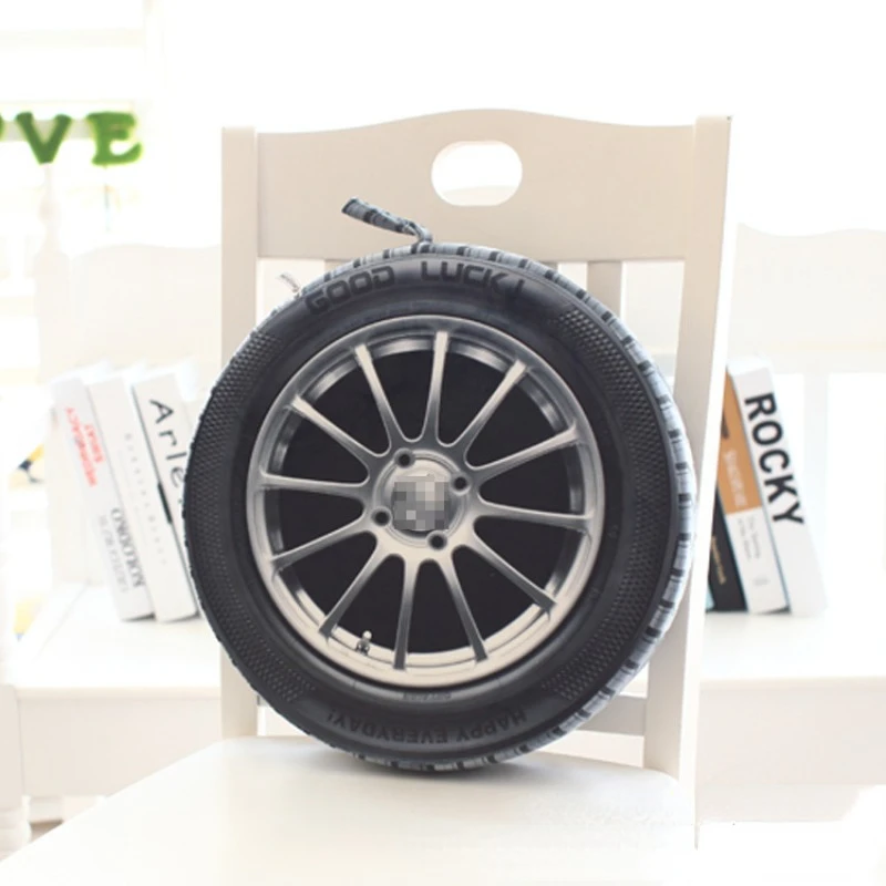 Creative Simulation Car Tire Cushion Office Chair Car Cushion Company Event Personalized Gift Office Chair Cushion 5