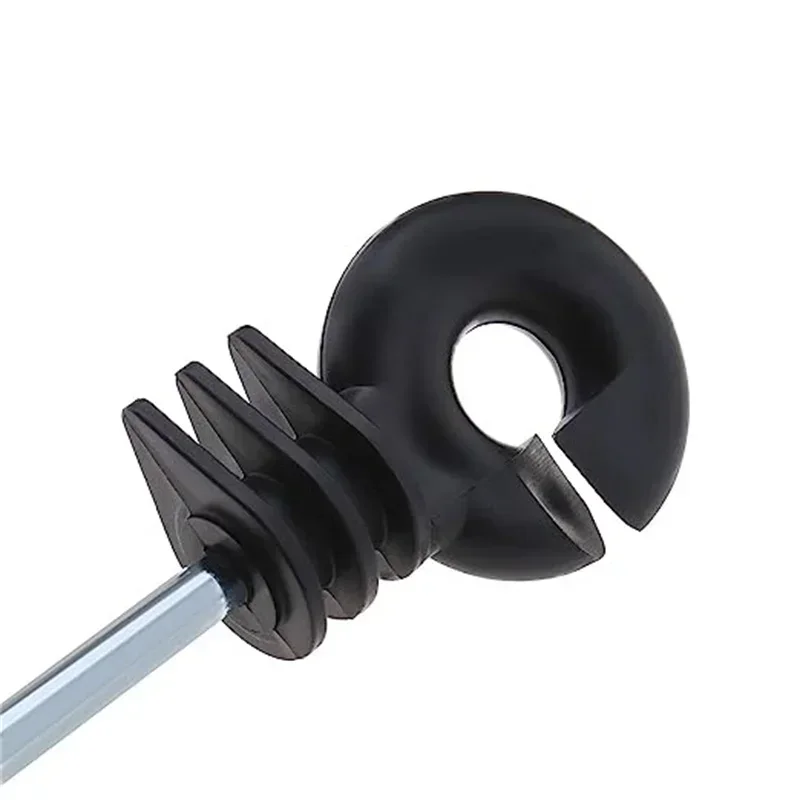 NEW 10PCS Electric fence ring insulators for horse screws, plastic ring insulators, long distance screws