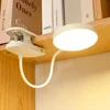 Led Table Lamp USB Rechargeable Night Light With Folding Clamp Study Stand Read Lamp Touch 3 Modes Dimming Eye Protection Light 1