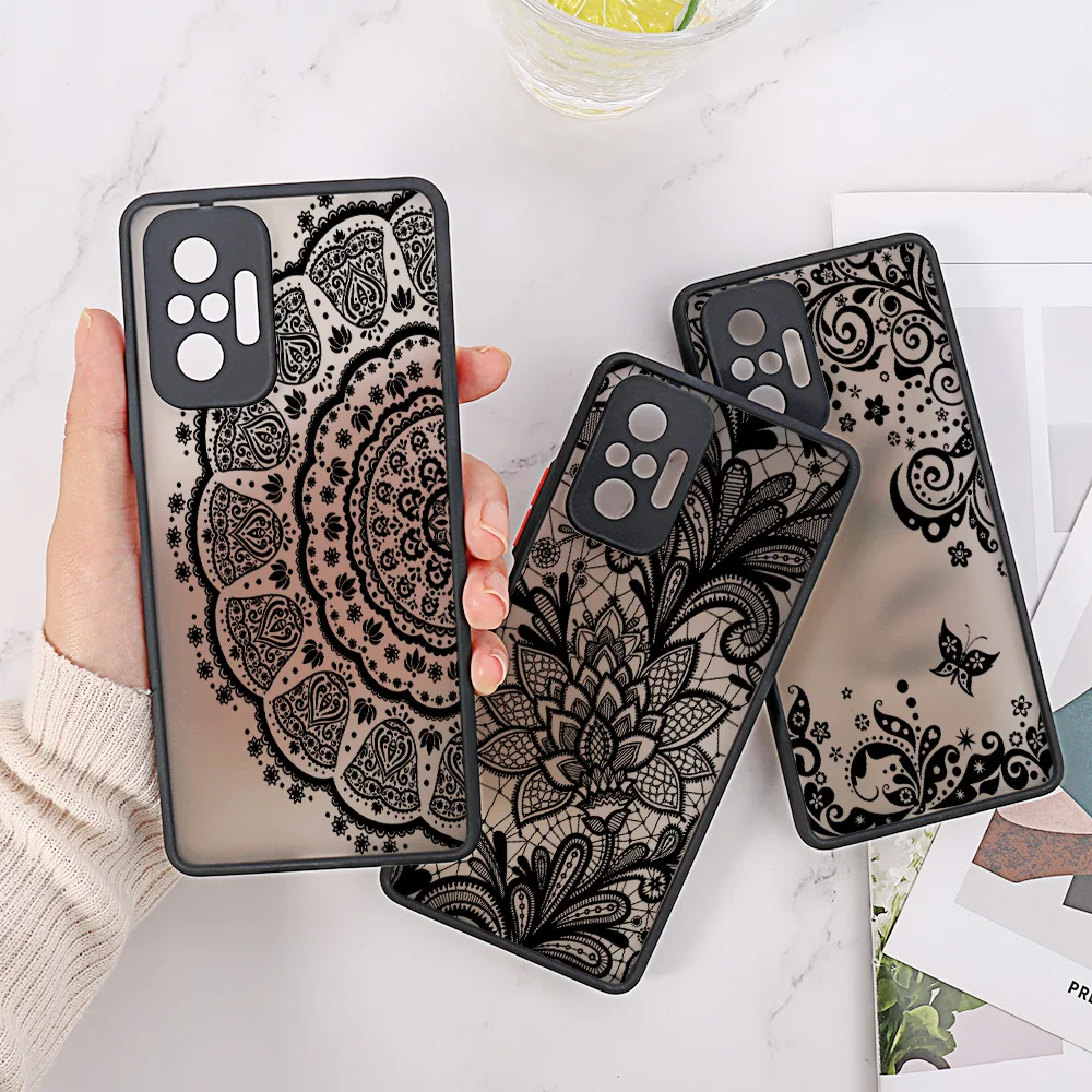 Elegant Mandala Design Protective Phone Case - Enhanced Durability and Style