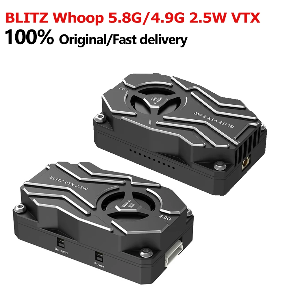 IFlight BLITZ Whoop 5,8G/4,9G 2,5 W VTX с интерфейсом MMCX 25,5x25,5 мм, образец крепления для FPV частей