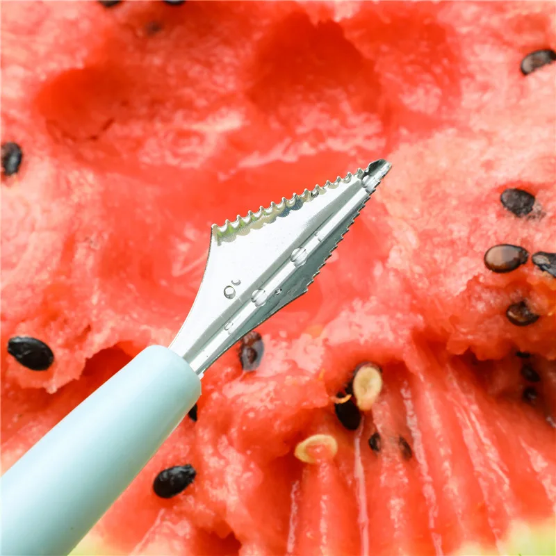 Multi Function Fruit Carving Knife Watermelon Baller Ice Cream Dig Ball Scoop Spoon Kitchen DIY Cold Dishes Tools melon scoop melon baller