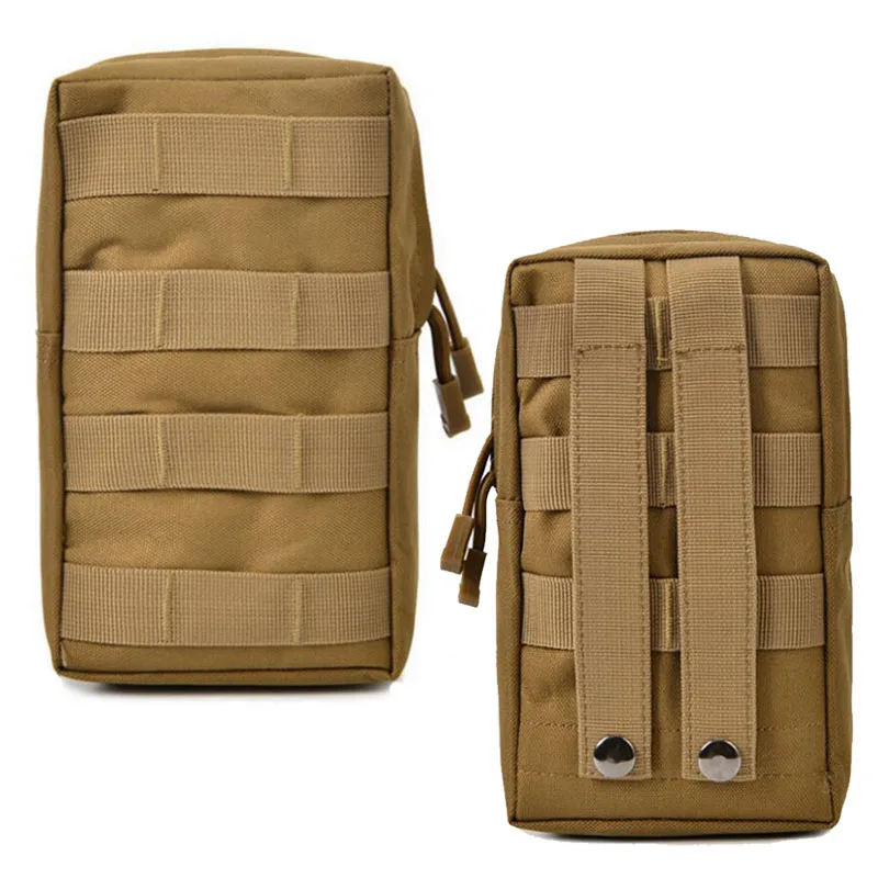 MOLLE Pouch Multi-Purpose Compact Tactical Gadget Hanging Waist Bag Utility Pouch EDC Pocket Organizer Pouch for Camping Hunting