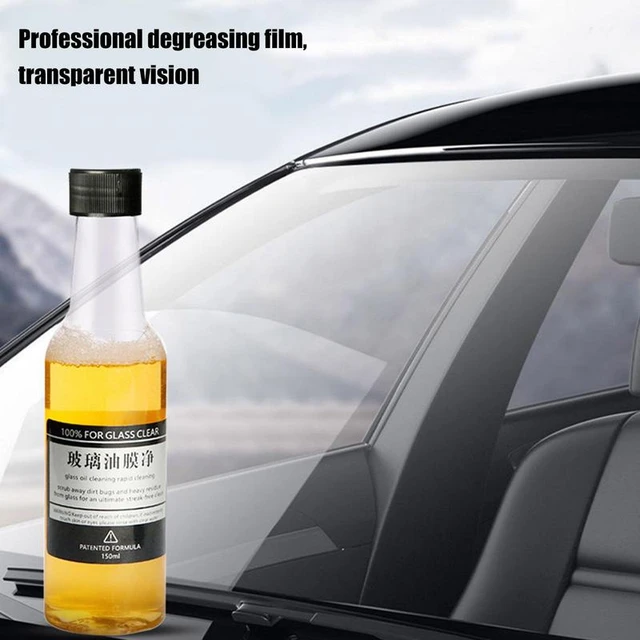 Car Glass Oil Film Remover Cleaner  Liquid Cleaning Auto Glass Car - Car Glass  Oil - Aliexpress