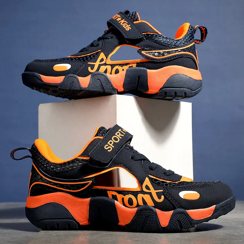

New Style Kids Shoes Hollow Breathable Design Boys Sports Sandals Girls Fashion Casual Non-Slip Sneakers Children Running Shoes