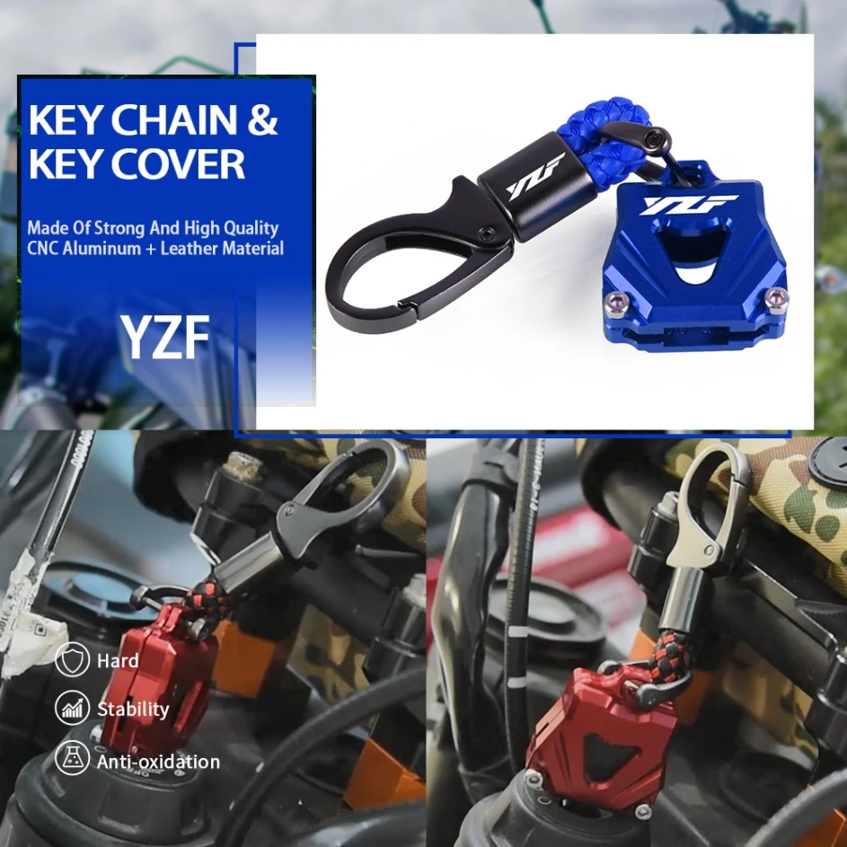 

For Yamaha YZF R1 R6 R25 R3 R15 R125 YZFR25 YZFR15 YZFR25 YZFR125 Key Rings Keychain & Key Cover Cap Protection Keys Case Shell