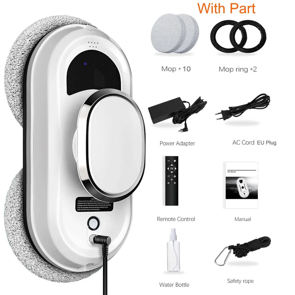 Aspirapolvere robot per finestre che pulisce la macchina telecomandata limpiacristales per vetri elettrici