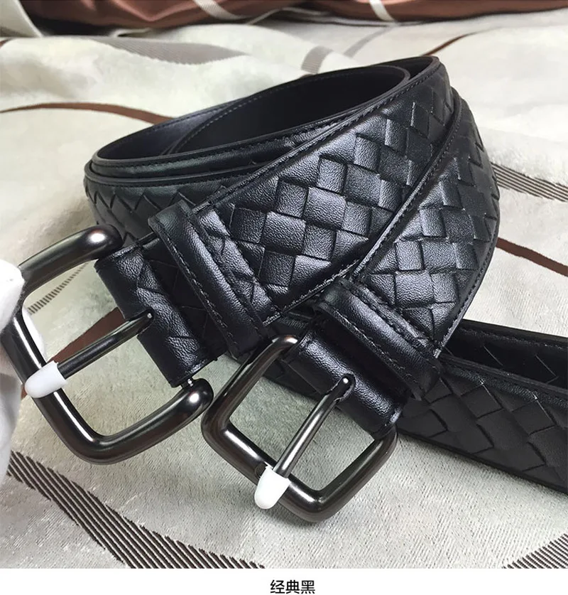 

Handwoven Needle Buckle Stylish Commuter Minimalist Jeans Leather Belt For Men And Women