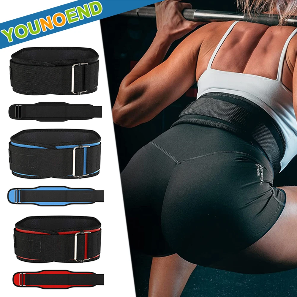 Weightlifting Squat Training Lumbar Support Band Sport Powerlifting Belt  Fitness Gym Back Waist Protector for Men Woman's Girdle - AliExpress