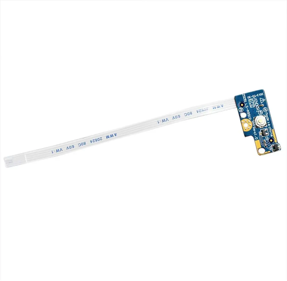 Botão Power Board w Cabo para hp 15-r138ca 15-r174ca 15-r011dx 15-r029wm 15-r063nr 15-g 15-r 749650001 Ls-a991p 250 g3 255 g3 - Imagem 2