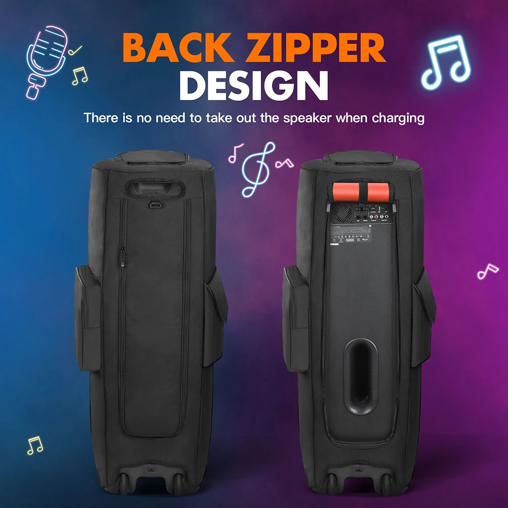 Speaker Dust Cover For JBL PartyBox 1000/710/520/320/310/120/110 Portable Speaker Storage Bag Double-Sided Travel Carrying Case