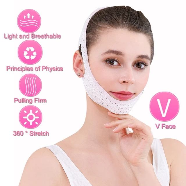 V Face Shaper Facial Slimming Bandage Women Elastic Chin Cheek