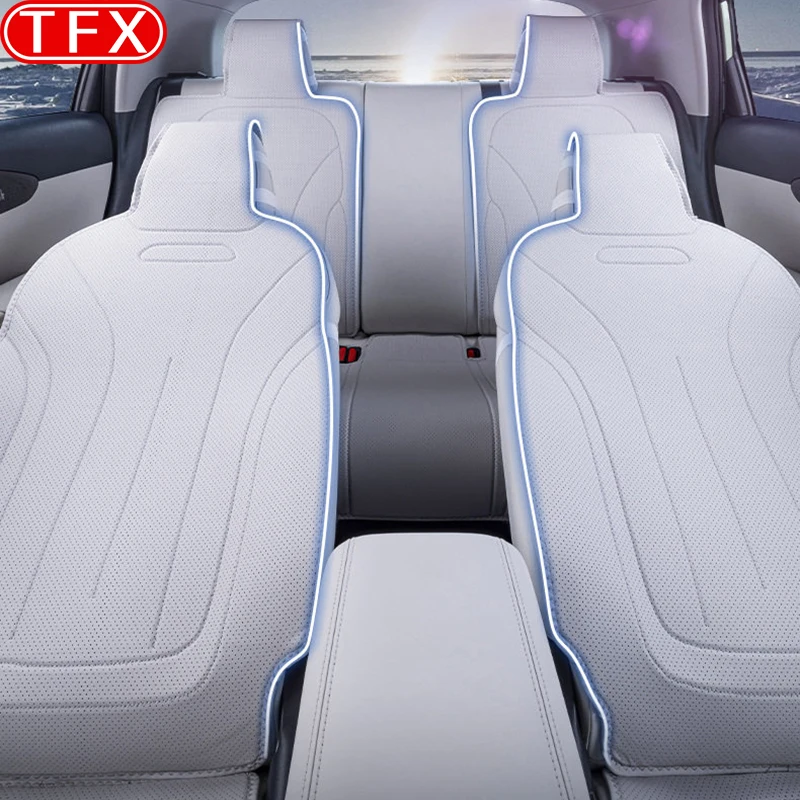 Geely EX2 Geome Xingyuan 2025 2026 자동차 시트 쿠션 커버 유니버설 사계절 통기성 안티 슬립 인테리어 액세서리