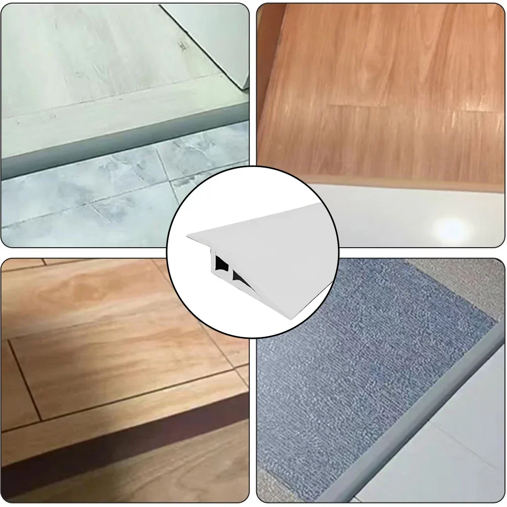 1m Floor Transition Edge Strips Carpet Edge Strips Plastic Floor Trimmed Beautifully Wrapping Slope Transition