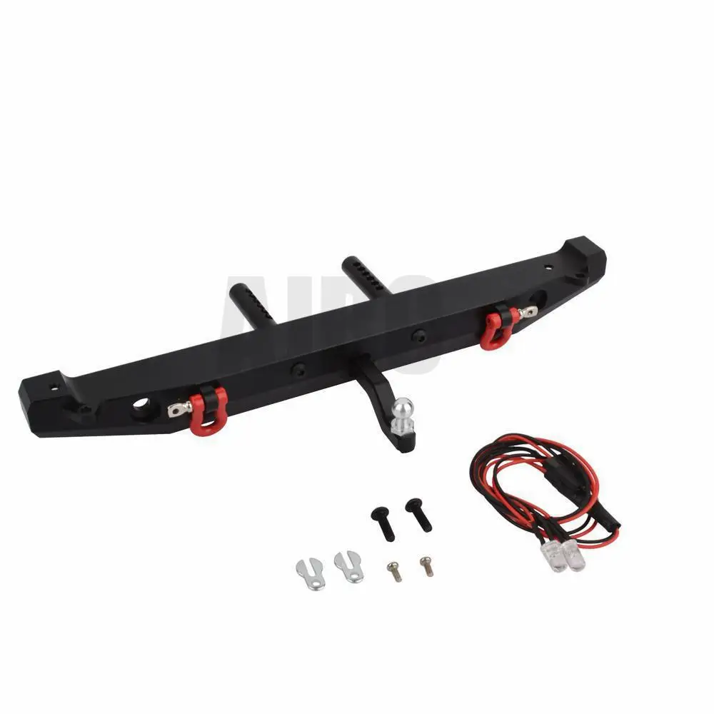 

Metal rear bumper with LED tail hook for 1:10 remote controlled tracked vehicle TRAX/AS TRX4 axial SCX10 90046 90047