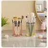 Metal wrought iron pen holder multi-functional desktop storage bucket 2