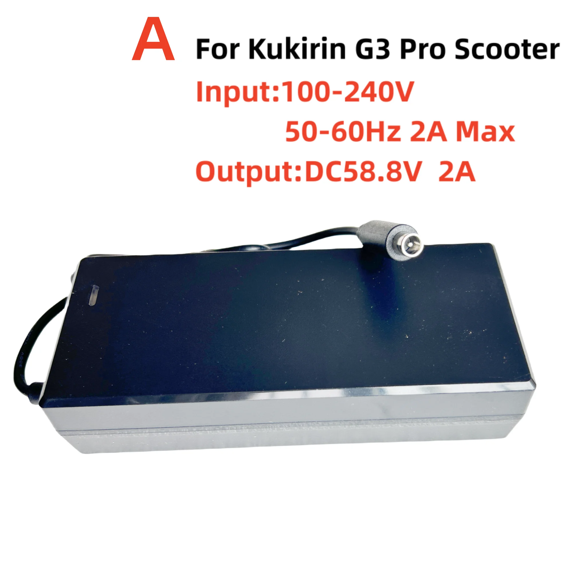 Original 58,8V 2,0A Lithium-Ladegerät für Kukirin G3 Pro Elektroroller Kugookirin G3pro Batterieladegerät Teile Zubehör – Detail 1
