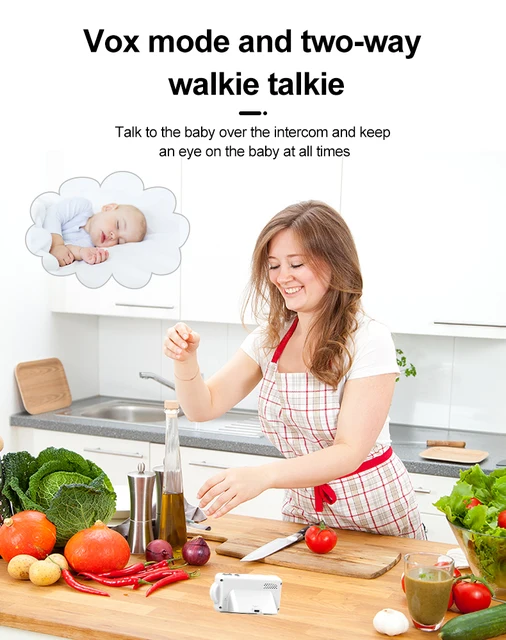 Sleepless smart electronic monitor mum with child safety protection indoor video intercom voice system high frequency camera 5