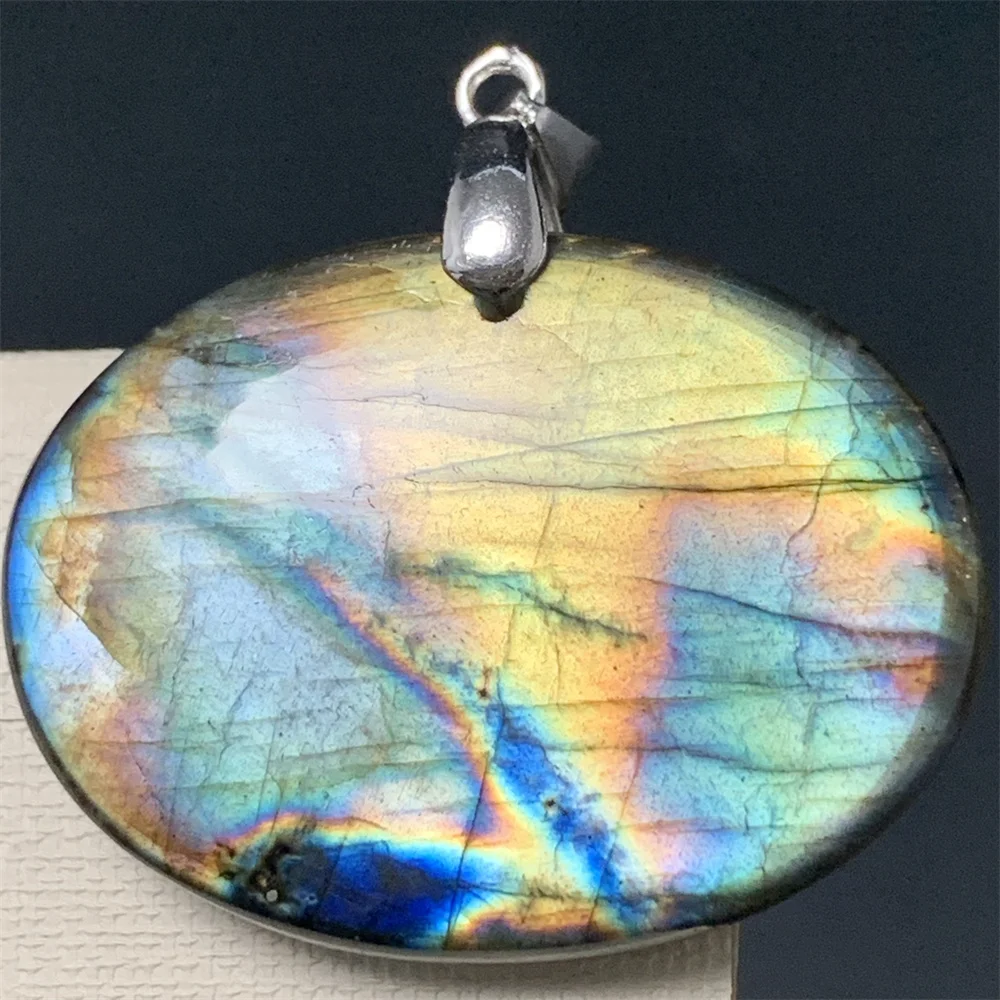 Pendant Necklace Unique Aurora Labradorite Pendants for Women
