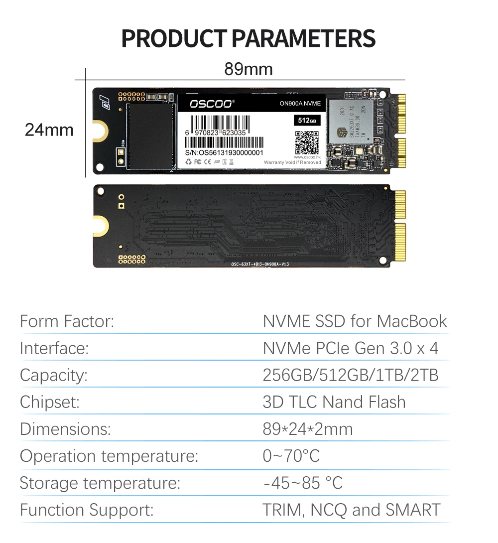 SSD para Macbook Air