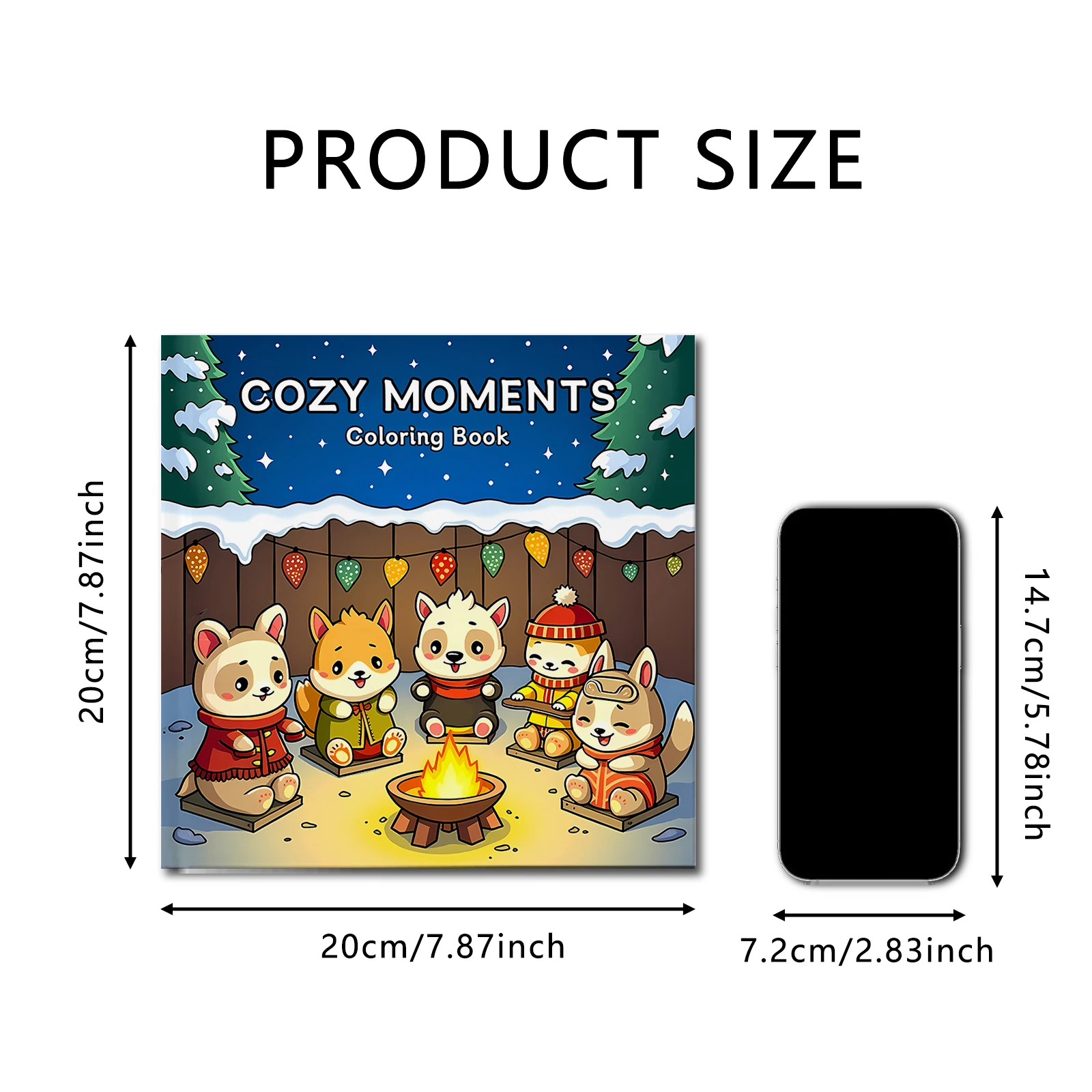 COZY MOMENTS Bold-easy Patterns Coloring Book for Adults Cute Drawing Book Perfect Gift for Party and Birthday 2