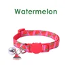 Pet Collar with Bell Fruit Pattern Colorful Dog Puppy Cat Accessories Kitten Collar Adjustable Safety Bell Pet Ring Necklace 6