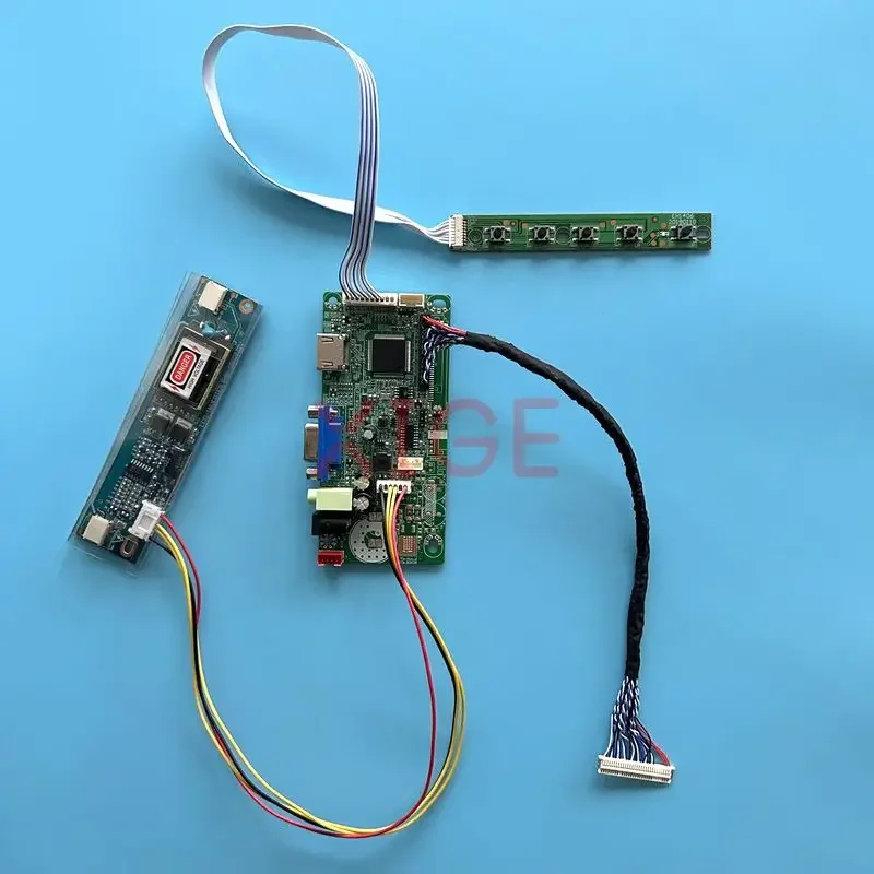 

For LTM190BT03 M190A1 MT190AW02 M190PW01 Matrix Driver Board VGA 30-Pin LVDS 2CCFL LCD Monitor HDMI-Compatible DIY Kit 1440*900