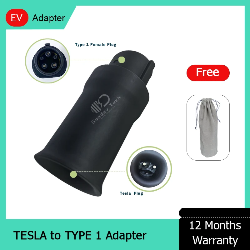 

48A 50A 250 V Hot Sale EV Adapter NACS Tesla To J1772 Type 1 Electric Car Charging Tesla Connector