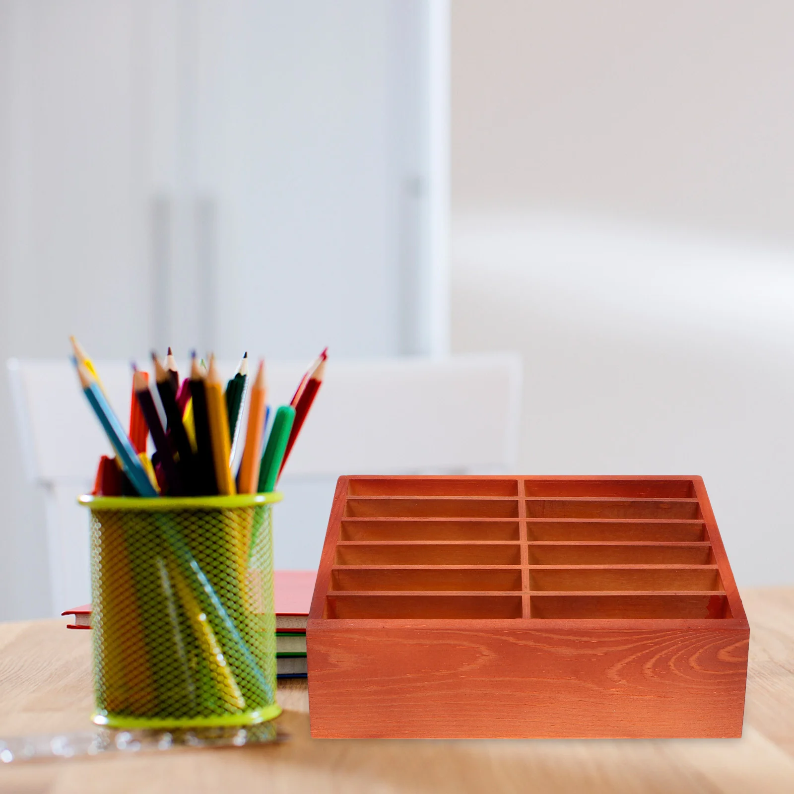 휴대폰 보관함, 나무 휴대폰 거치대, 데스크탑 정리함 휴대폰 보관함, 가정용