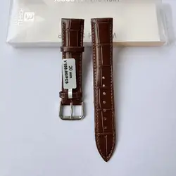 Premium Genuine Leather Watch Strap - Quality Cowhide Unisex Universal Replacement Band - 18mm (Dark Brown)