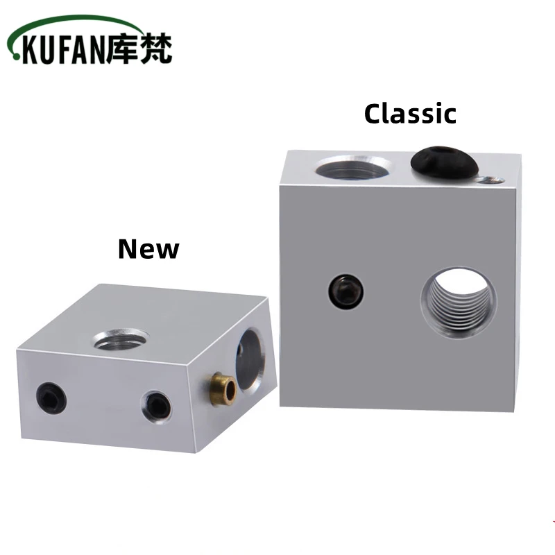 

Reprap Makerbot MK7 MK8 алюминиевый нагревательный блок для печатающей головки Hot End нагревательный Блок 20*20*10 20x20x10 мм для 3D принтера