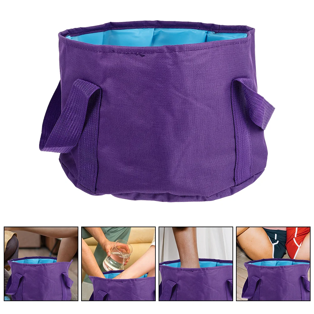 Portable Foot Folding Bath Bucket Foldable Multifunction Basin Multi-functional Barrel