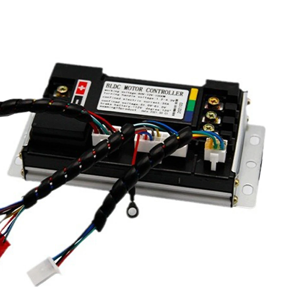 Brushless FOC Motor Controller 48V 60V 72V 1200W Sine Wave Electric Vehicle Motor Controller DC Electric Bike Driver