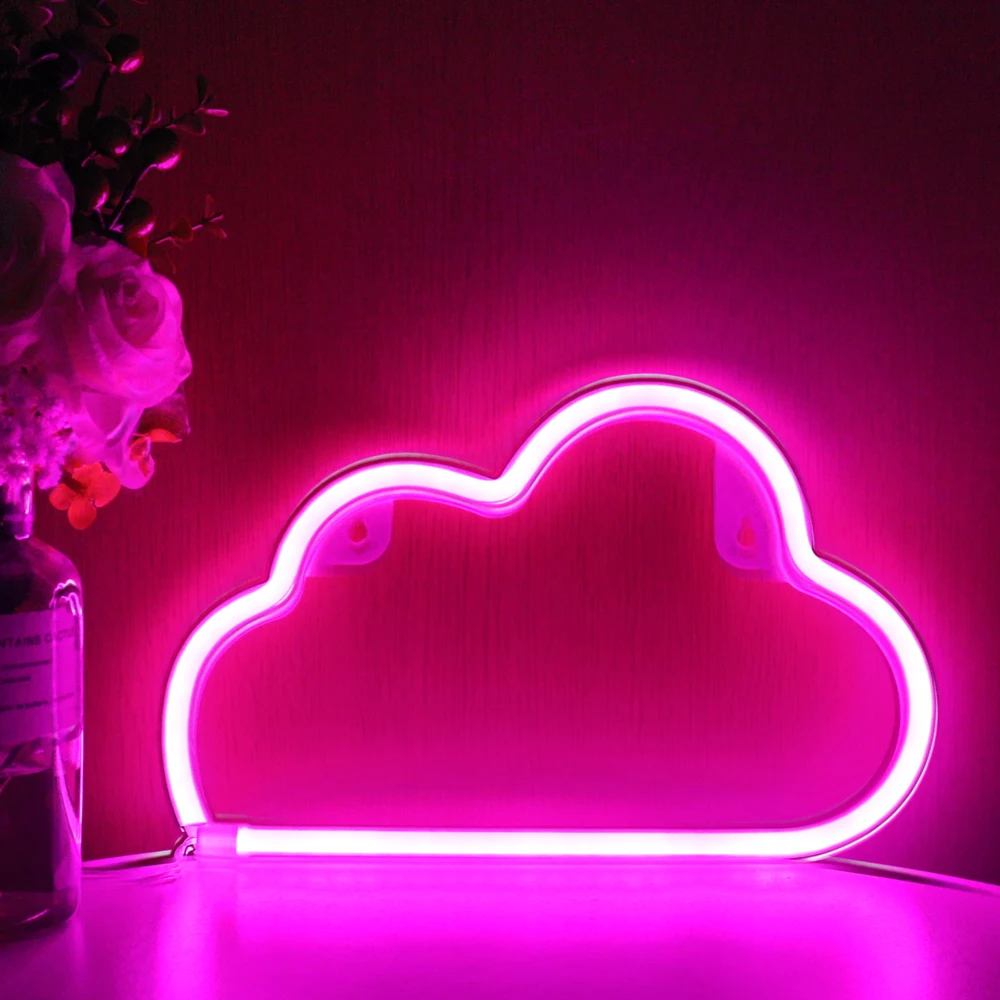 

Wholesale Popular Cloud LED Neon For Kids Baby Room Night Lamps Xmas Holiday Party Art Decorative Lights Wedding Birthday Gifts