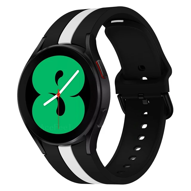 Silicone Sports Bracelet Watch Band, 20mm Strap