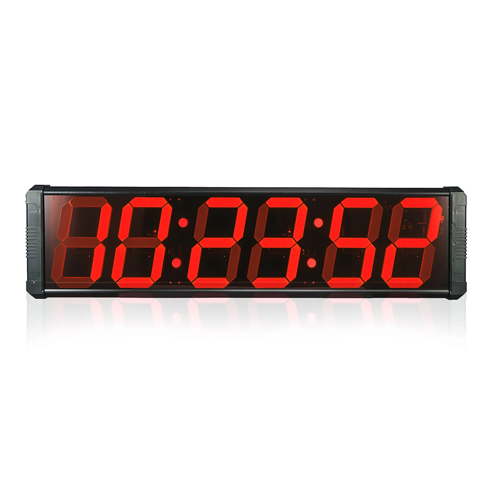 Large Indoor Digital Timing Clock Led Wall Clock With Stopwatch Alarm