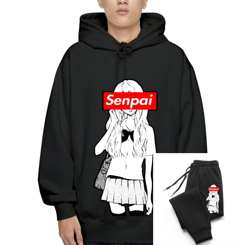

New Senpai Anime Mens T-Hoodies Autumn S-2XL