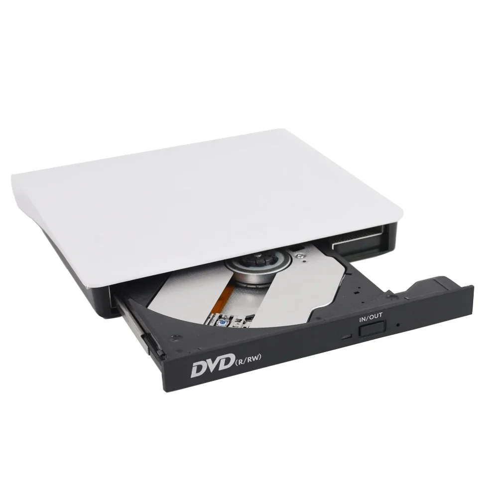 External DVD Player Portable DVD RW Drive CD Burner DVD/CD +/-RW USB 3.0 Compatible con Mac/OS/XP/Vista/Win11/Win10/Win8 dvd player cd player