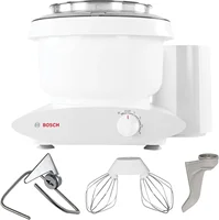 Universal Plus Stand Mixer 500 Watt, 6.5 Quarts with Wire Whips, Dough Hook & NutriMill Dough Hook Extender Bundle 1