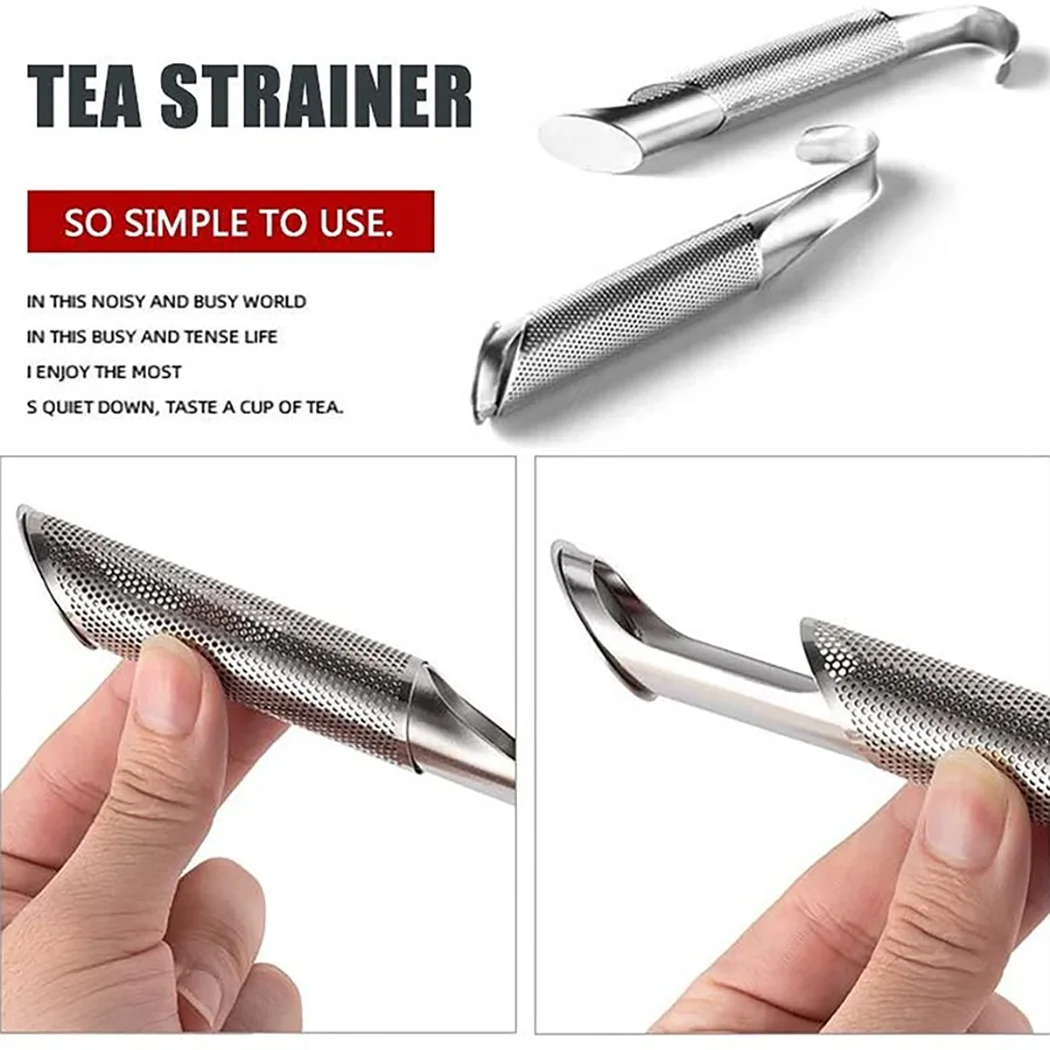 Enhanced Tea Infuser Set - Premium Stainless Steel Teaware Sieve for Loose Leaf and Spice Tea