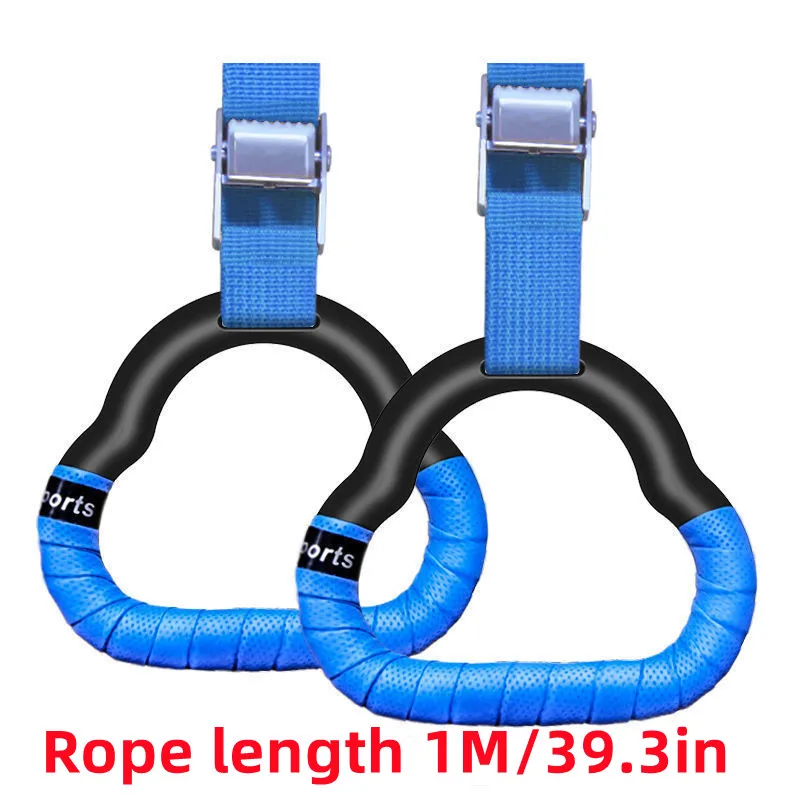 Gymnastics Rings Kid Horizontal Bar Indoor Non-Slip Gym toy Rings With Swing Adjustable Straps Pull-up Workout Fitness Equipment S01ac5fc116ad4ca38337f73698e7b4ac5