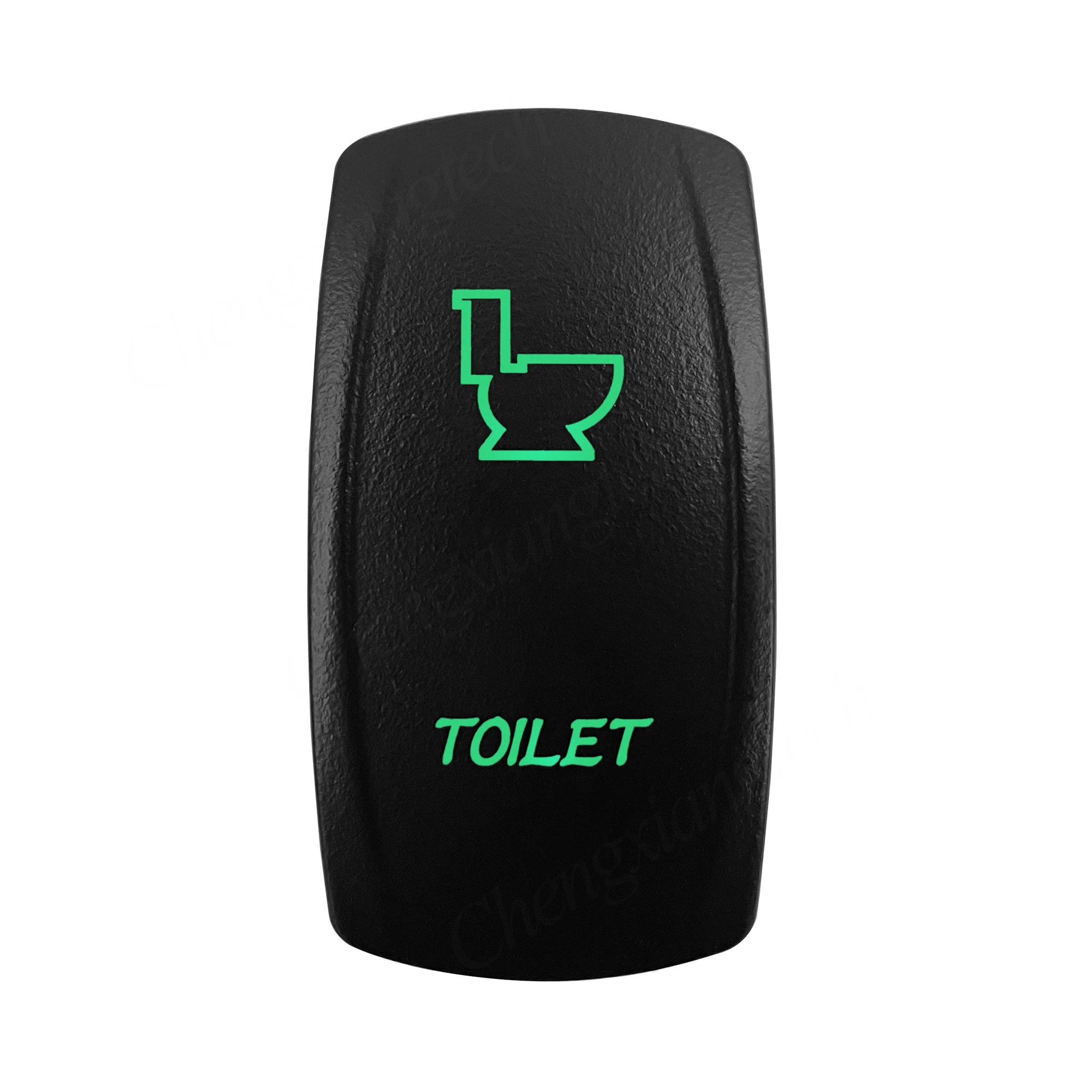 12V 20A Green Led Rocker Switch Toilet 5Pin Spst On Off For Boat Car Carling Arb Narva Rav4 4Wd Hella Contura 4X4