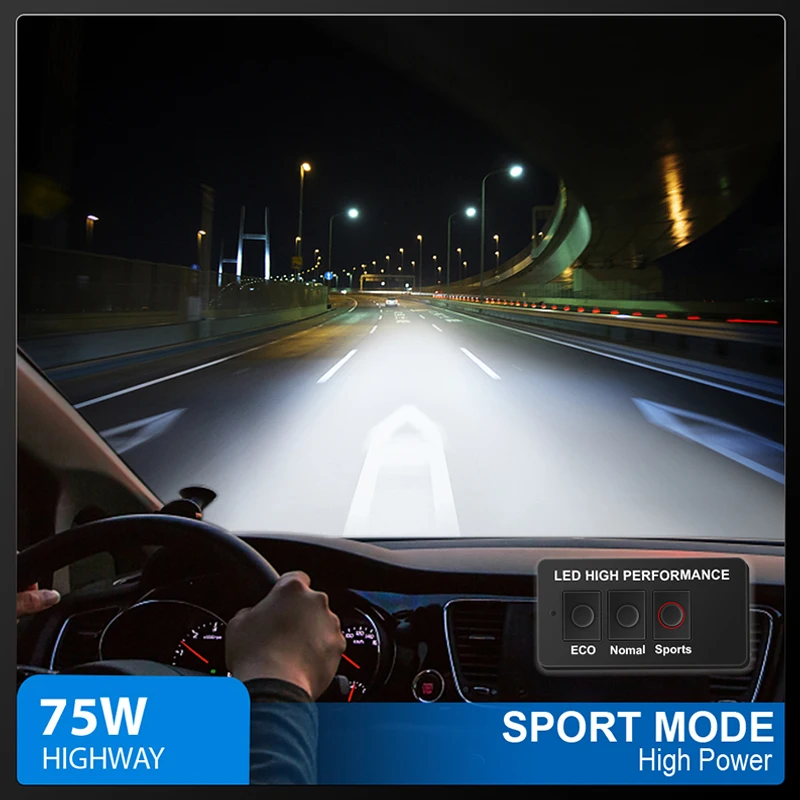 자동차 LED 헤드라이트 전구, H7, H8, H9, H11, HB3, 9005, HB4, 9006, 9012 캔버스 CSP, HIR2, 터보 자동 헤드램프, 안개등 전구, 플러그 앤 플레이