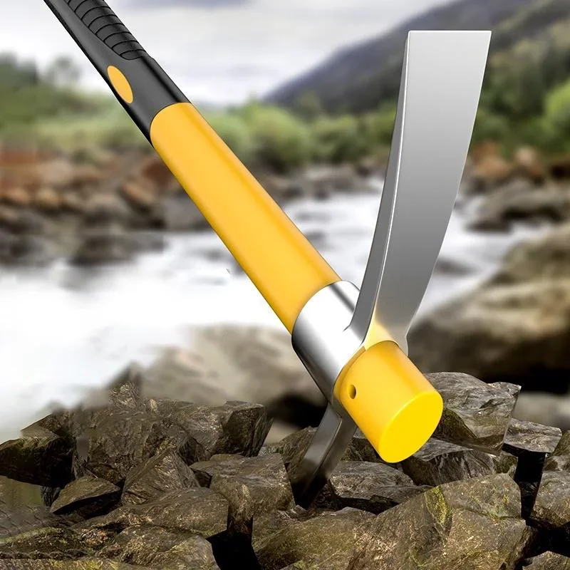 Multifunctional Garden Axe Outdoor Mountaineering Pick High Hardness Steel Casting Soil Loose Home Gardening Hand Tools